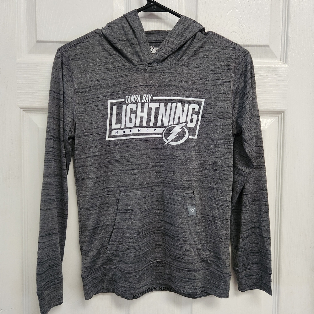 Kids Tampa Bay Lightning Gray Lightweight Hoodie